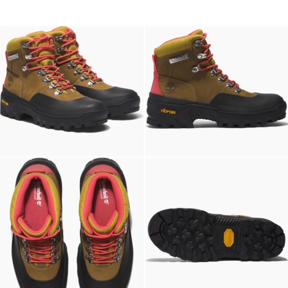 NIB🔖Timberland Vibram® Euro Waterproof Hiking Shoe Brown Butternut Trail Boots